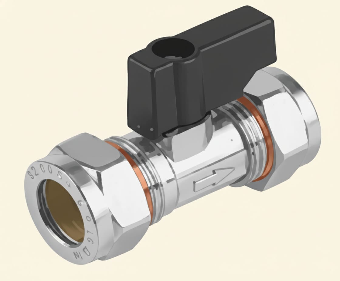 A small isolating service valve