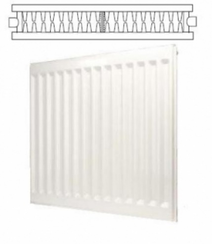 A double panel double convector radiator