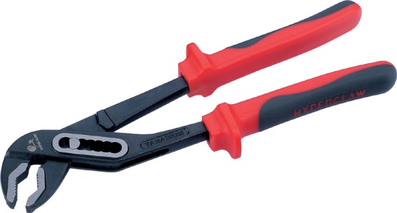 A pair of water pump pliers