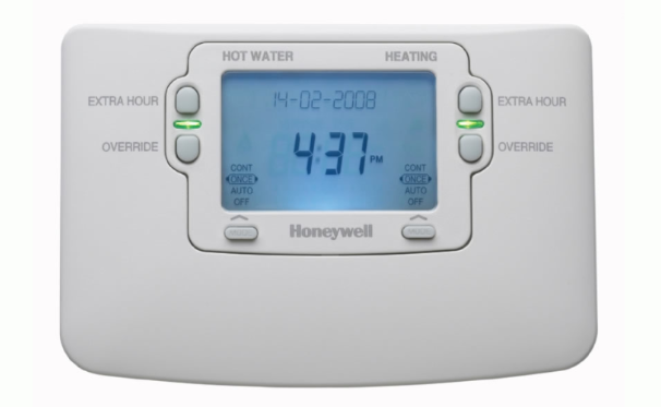 A digital programmer with separate hot water and heating channels