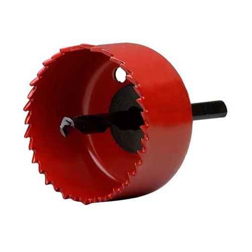 A hole saw with its arbor