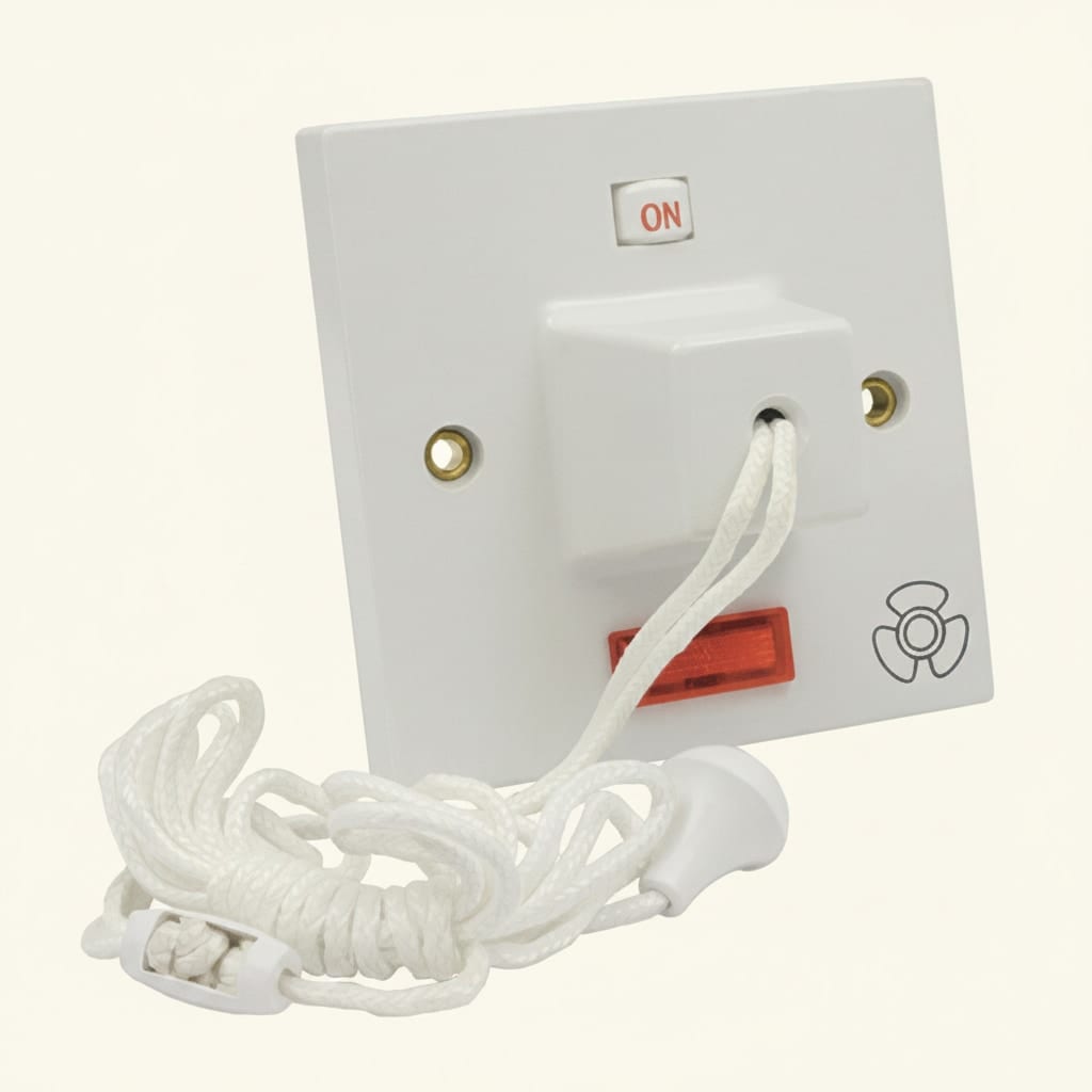 A double pole pull cord switch