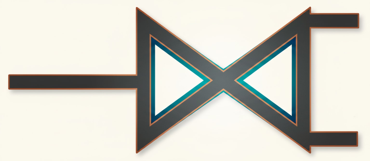 British Standard plumbing drawing symbol for a drain-off valve