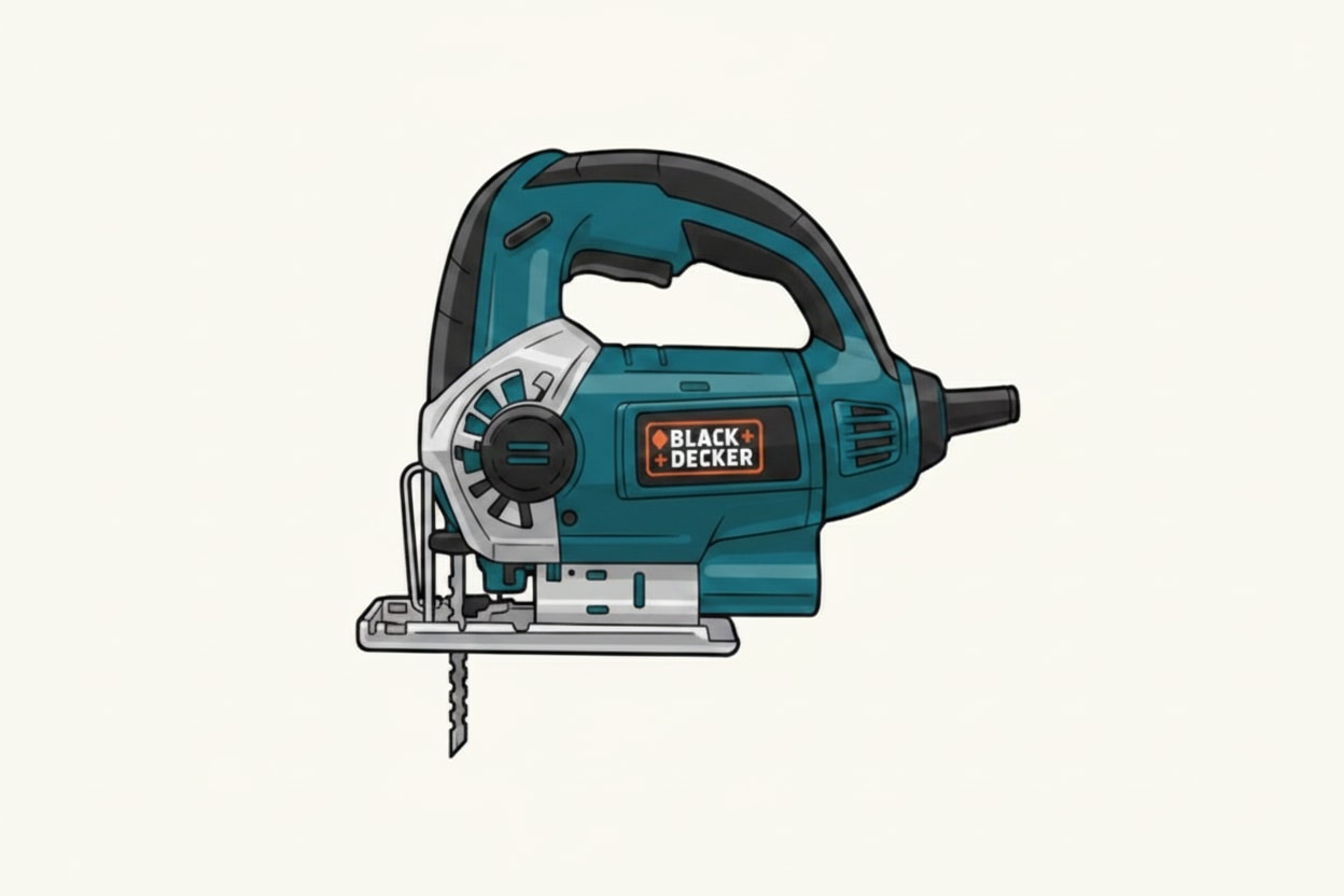A jigsaw used by plumbers for cutting holes in floorboards and panels