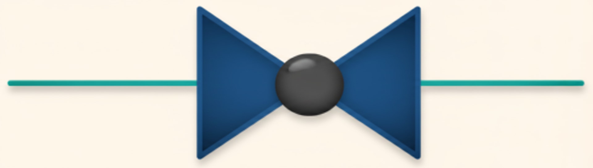 British Standard plumbing drawing symbol for a stop valve
